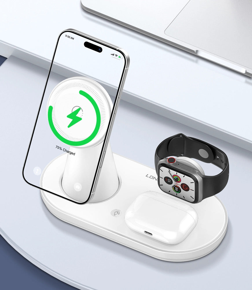 CARGADOR MULTIFUNCIONAL 3 EN 1 CON MAGSAFE