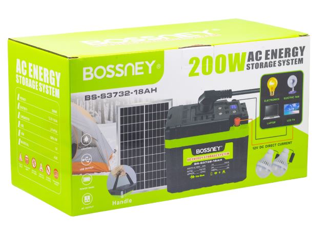 KIT PARA ENERGIA CON PANEL SOLAR DE 200 W