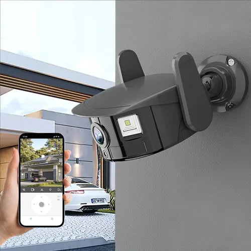 CAMARA DE SEGURIDAD DE 180° + TARJETA MICRO SD DE 64 GB