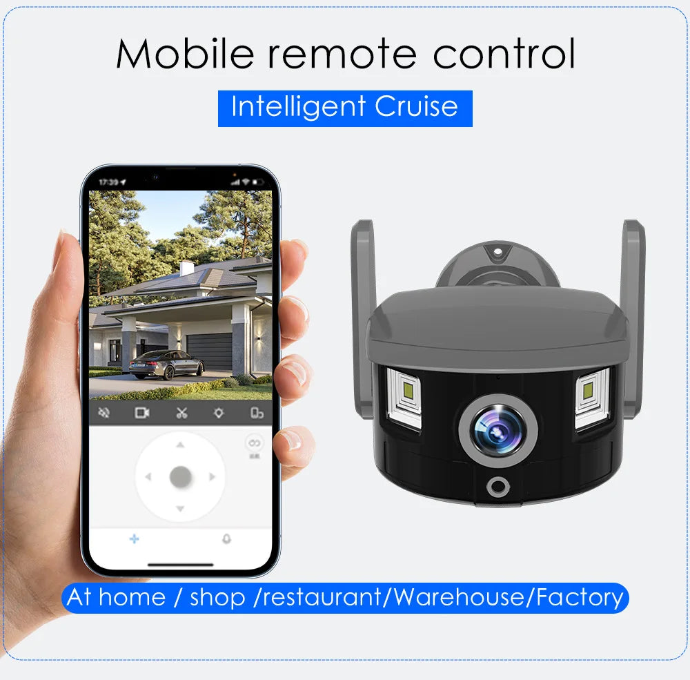 CAMARA DE SEGURIDAD DE 180° + TARJETA MICRO SD DE 64 GB
