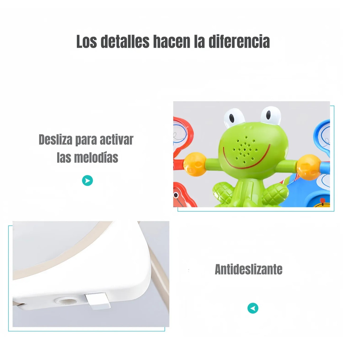 SILLA MECEDORA CON VIBRACIÓN Y MELODÍA GRIS