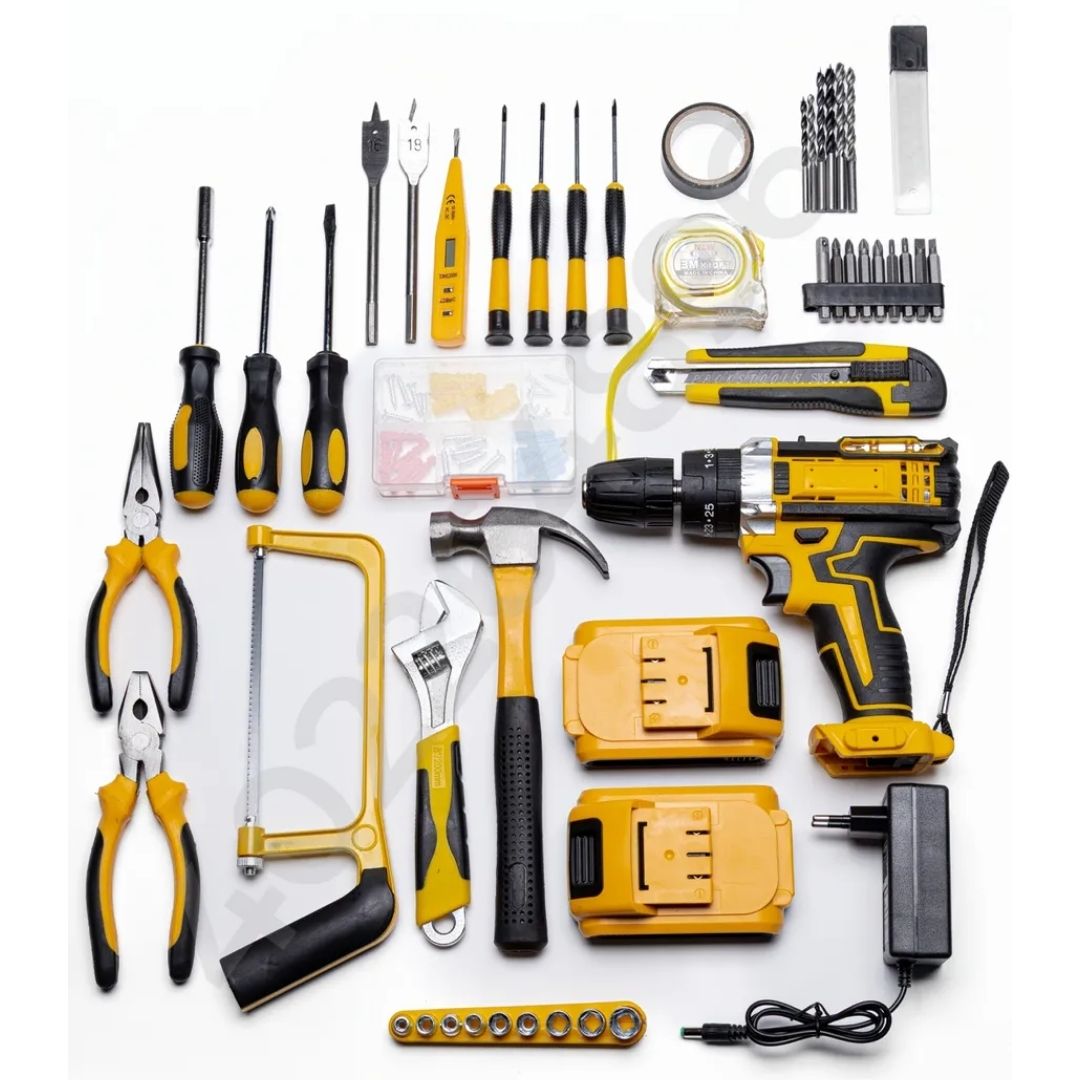 KIT DE TALADRO INALAMBRICO DOBLE BATERÍA 180V