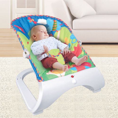 SILLA DESCANSO ACOLCHADA PARA BEBÉS CON VIBRACIÓN Y SONIDO