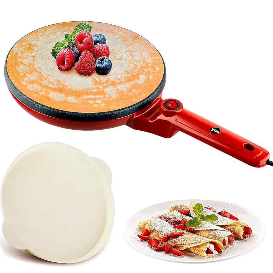 PANQUEQUERA CREPERA ELECTRICA ANTIADHERENTE DE 800W