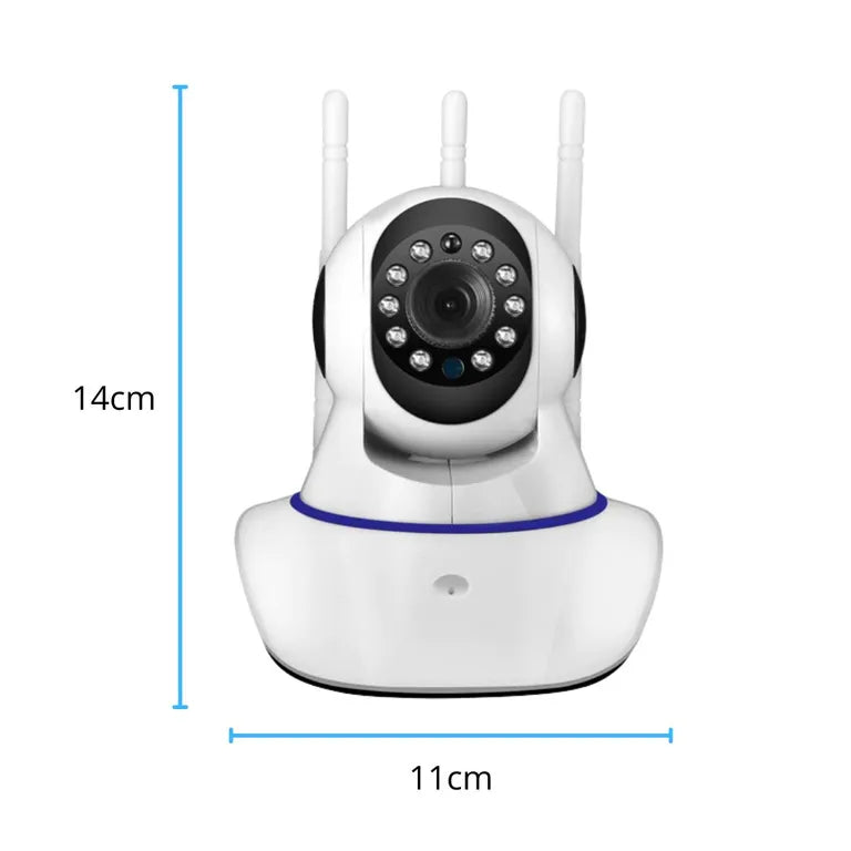 CAMARA DE SEGURIDAD CON VISION NOCTURA + TARJETA MICRO SD DE 64 GB