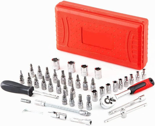 KIT DE HERRAMIENTAS-DADOS DE 46 PZ