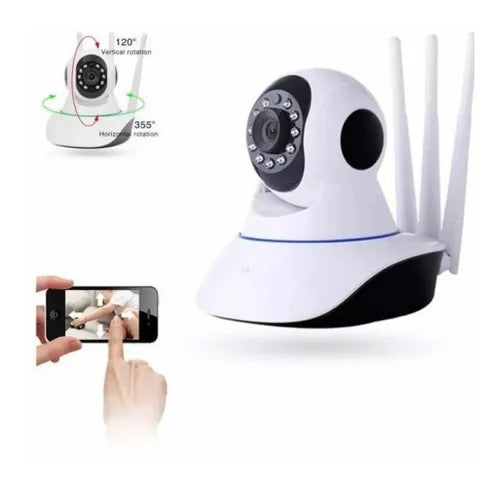 CAMARA DE SEGURIDAD CON VISION NOCTURA + TARJETA MICRO SD DE 64 GB
