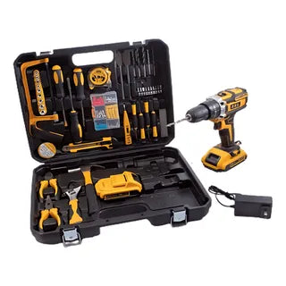 KIT DE TALADRO INALAMBRICO DOBLE BATERÍA 180V
