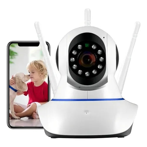 CAMARA DE SEGURIDAD CON VISION NOCTURA + TARJETA MICRO SD DE 64 GB