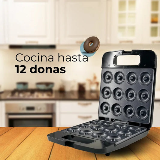 MAQUINA DE 12 MINI DONAS ELECTRICA DE 1400 W
