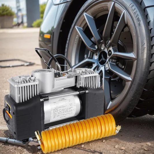 KIT DE COMPRESOR PARA LLANTAS SUPER POTENTE