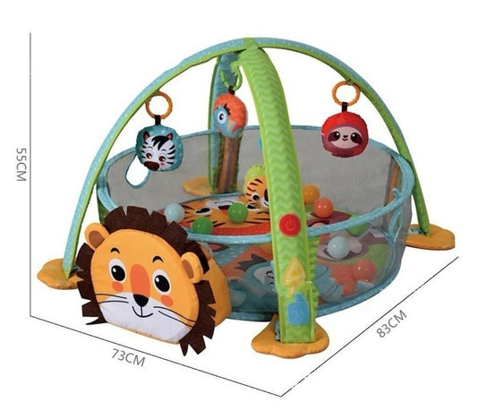 GIMANSIO MUSICAL 3 EN 1 CON PISCINA DE PELOTAS