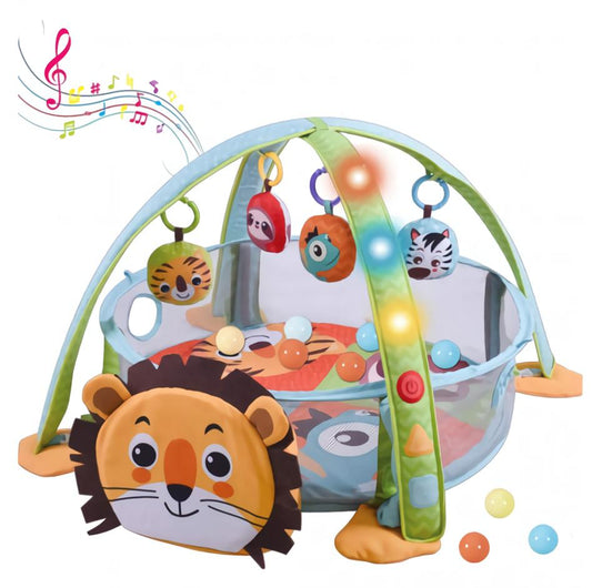 GIMANSIO MUSICAL 3 EN 1 CON PISCINA DE PELOTAS