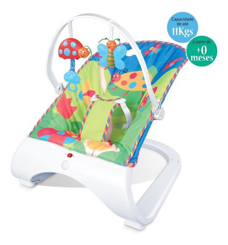 SILLA DESCANSO ACOLCHADA PARA BEBÉS CON VIBRACIÓN Y SONIDO