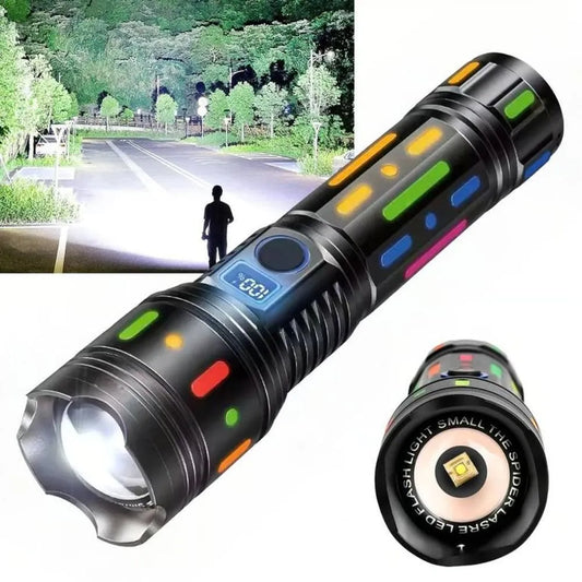 LINTERNA LED  DE ALTA POTENCIA RECARGABLE