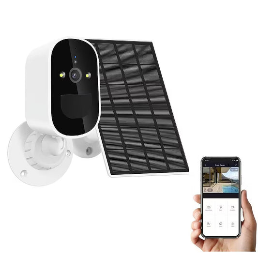 CAMARA DE SEGURIDAD CON PANEL SOLAR+ MICRO SD DE 64 GB